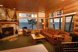 photo of a cabin
